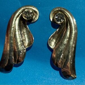 Silver angel wings earrings with interchangeable studs